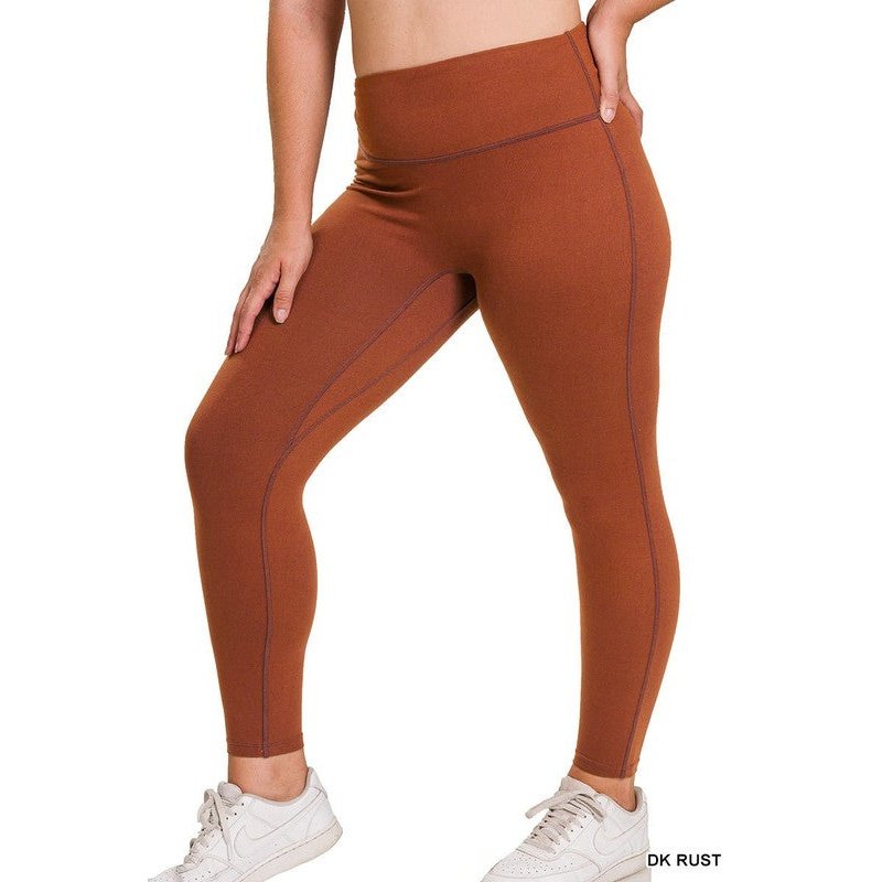 PLUS SIZE V BACK LEGGINGS