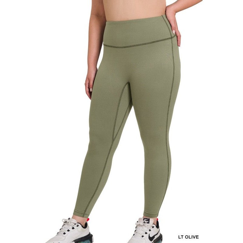PLUS SIZE V BACK LEGGINGS