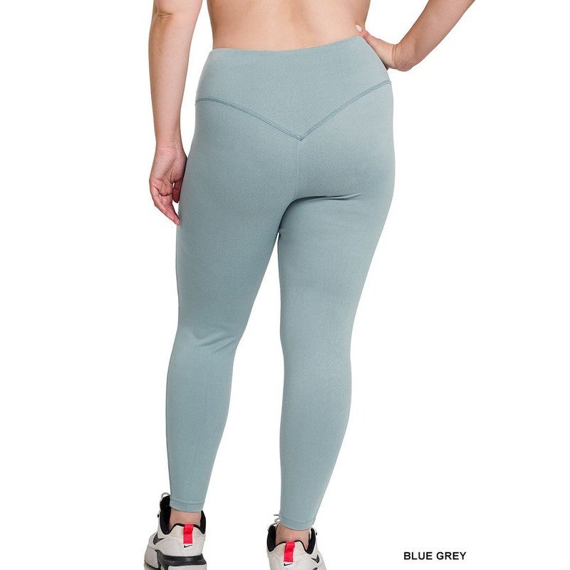 PLUS SIZE V BACK LEGGINGS