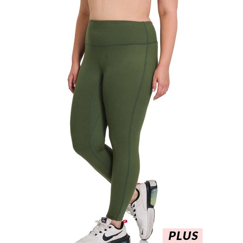 PLUS SIZE V BACK LEGGINGS