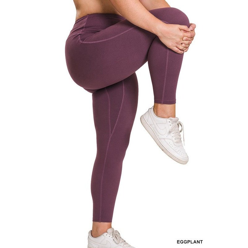 PLUS SIZE V BACK LEGGINGS