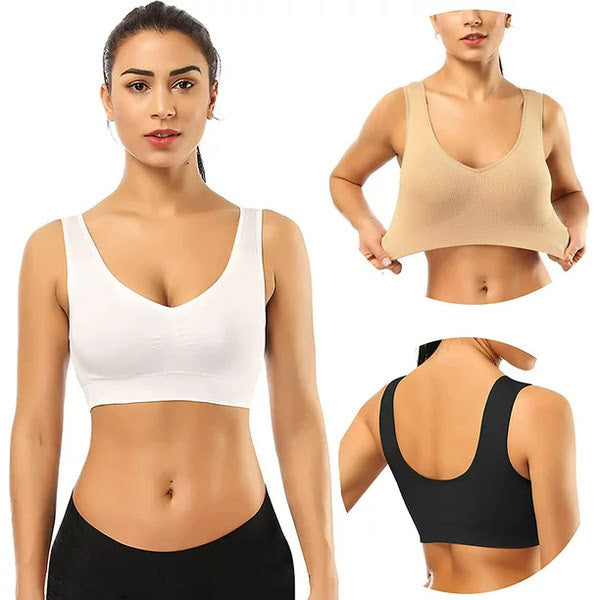 Basic Comfortable Sports Bra Pack - Set Of 3