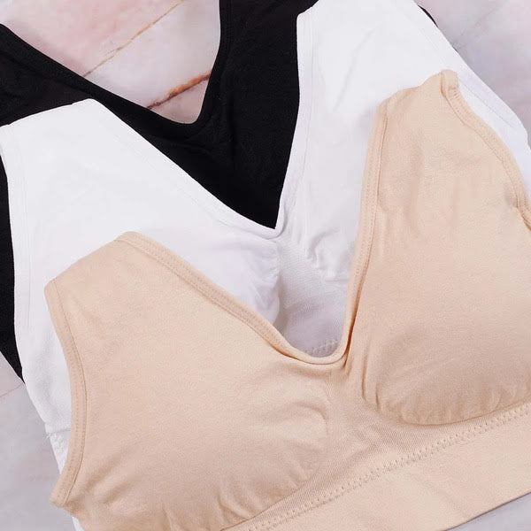Basic Comfortable Sports Bra Pack - Set Of 3