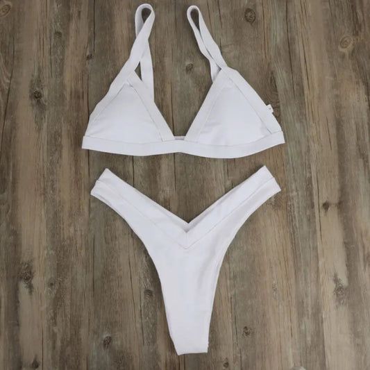 BRAZILIAN CHEEKY BIKINI TWO-PIECE SWIMSUIT