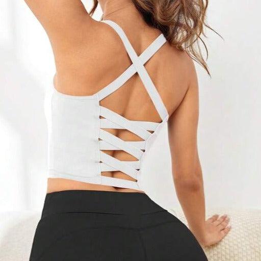 Allure Criss Cross Back Sports Bra