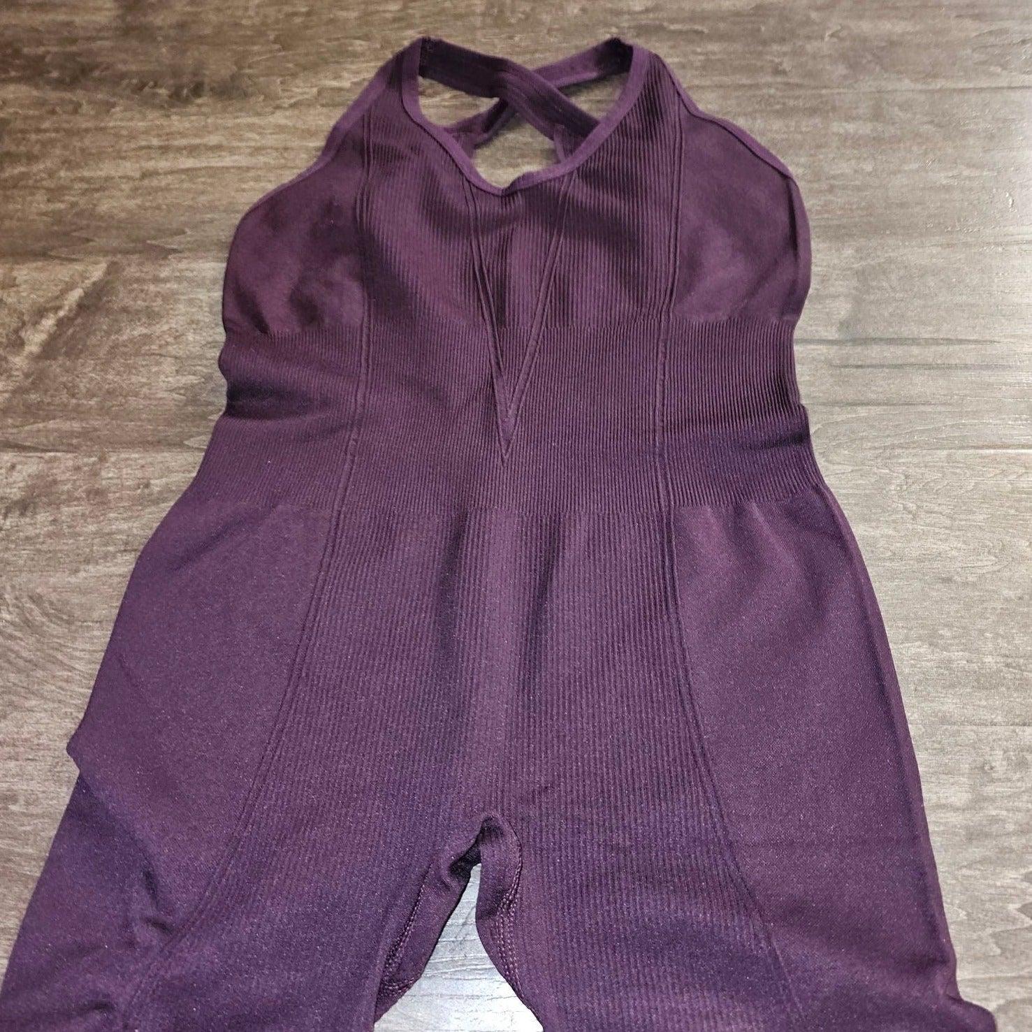 CRISS CROSS BACK WORKOUT JUMPSUITS