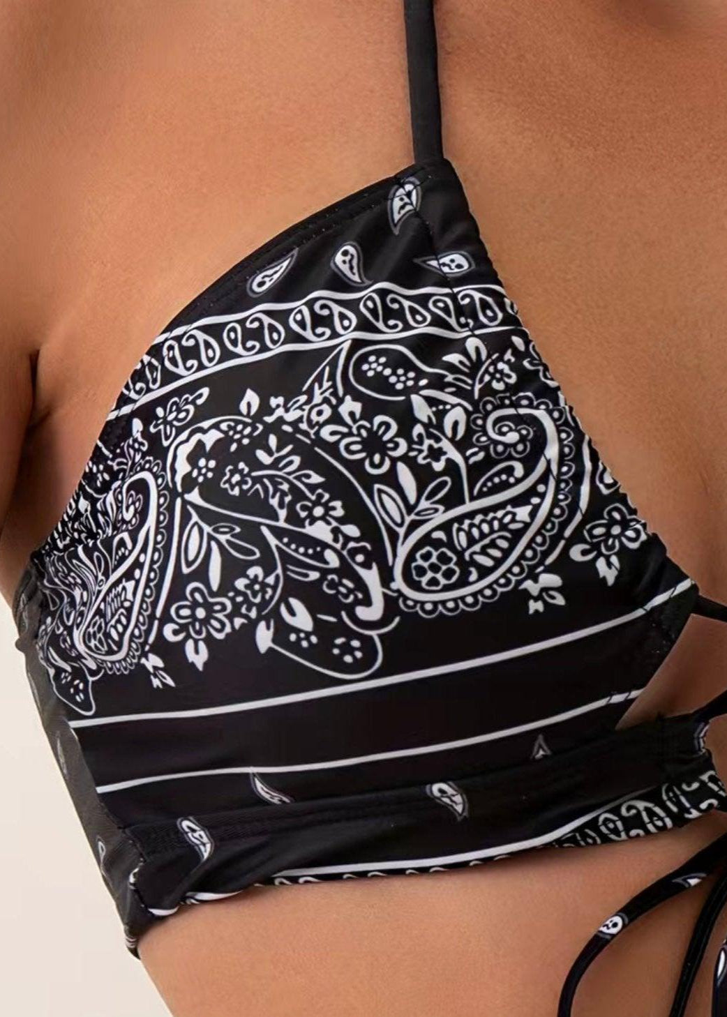 OCEAN BLVD BIKINI TWO PIECE SET - Paisley Print