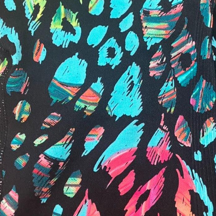 REBEL RAINBOW LEOPARD LEGGINGS