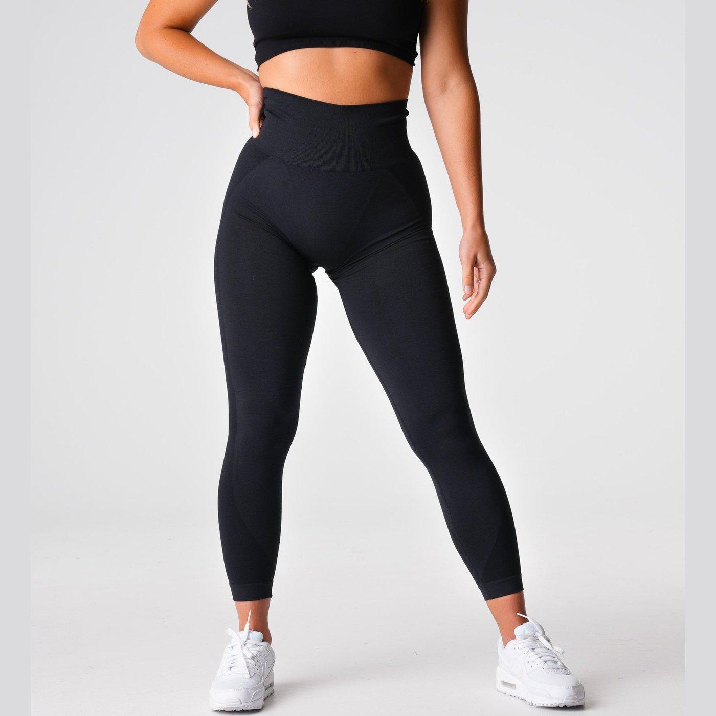 SCRUNCH SEAMLESS LEGGINGS 2.0 - Black
