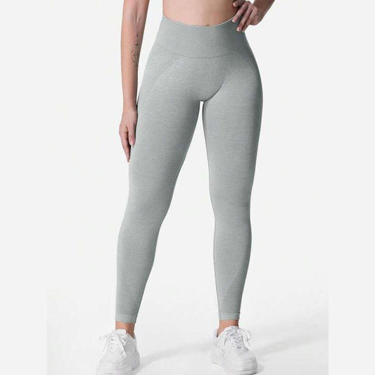 SEAMLESS SCRUNCH LEGGINGS 2.0 - Lt Grey