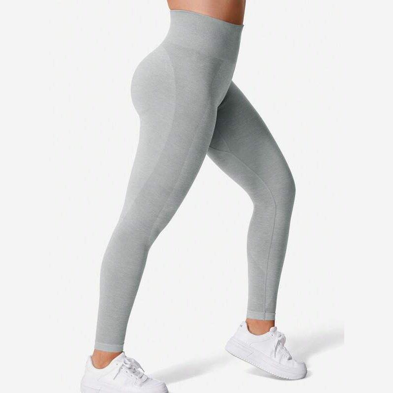 SEAMLESS SCRUNCH LEGGINGS 2.0 - Lt Grey