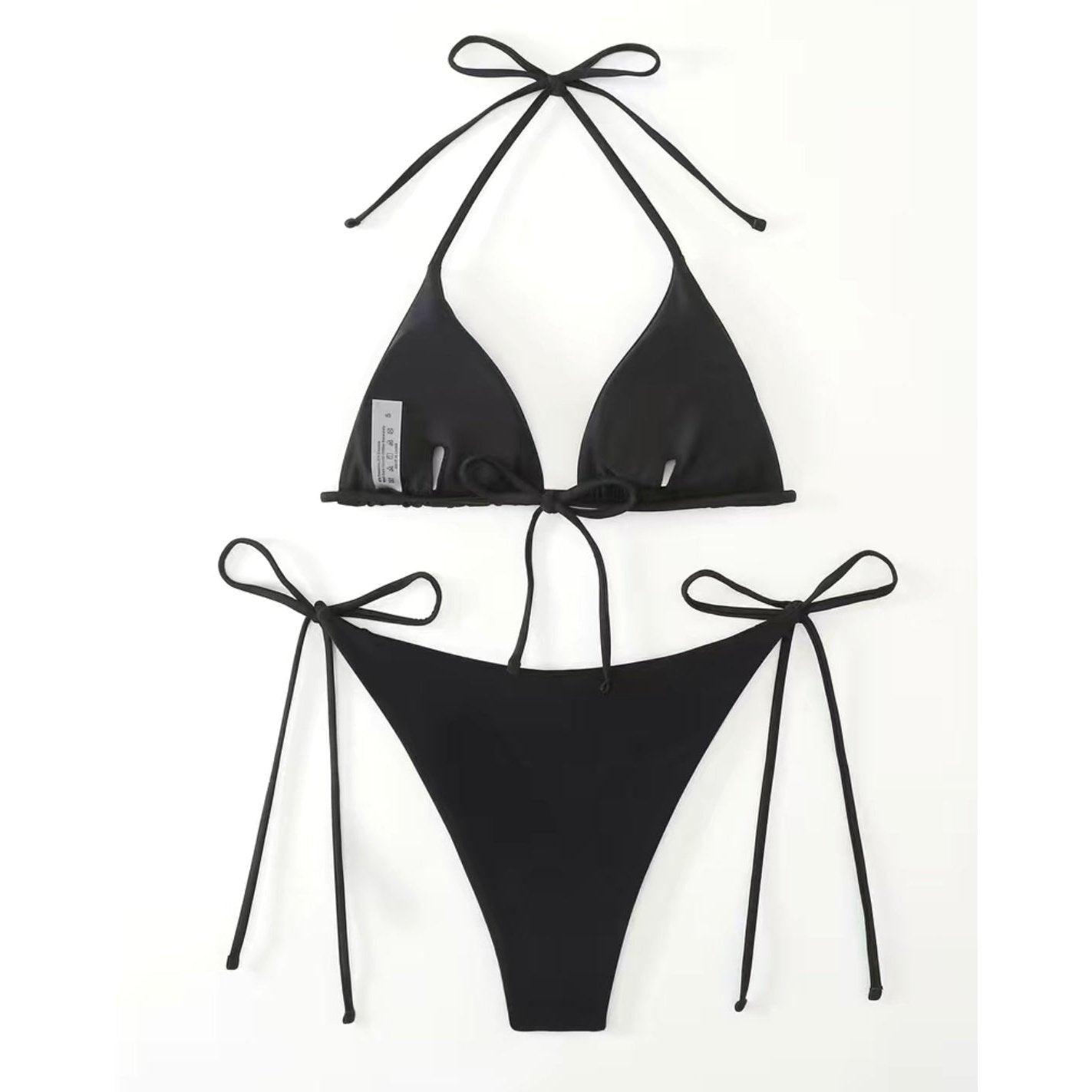 TRIANGLE BIKINI TWO PIECE SET - Bikini Bottom