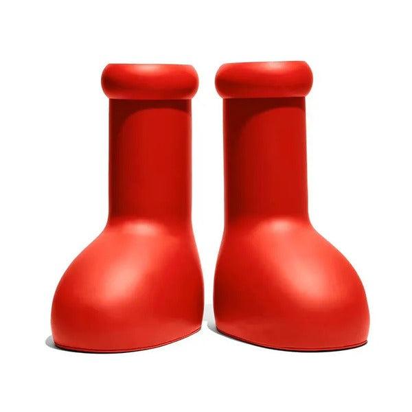The Viral Big Red Boots