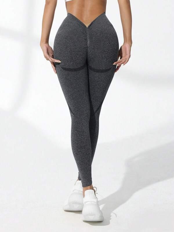 V-Back Scrunch Seamless Leggings nvgtn dupe