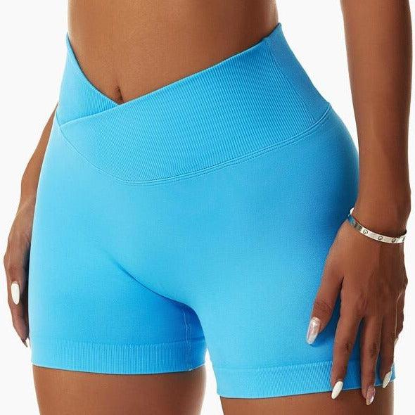 V-WAIST BIKER SHORTS