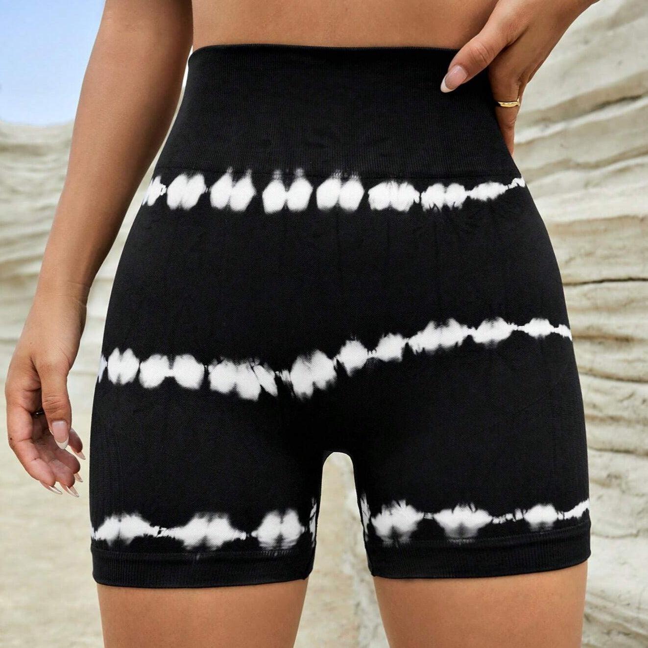 Viral Tie Dye Butt Lifting Shorts