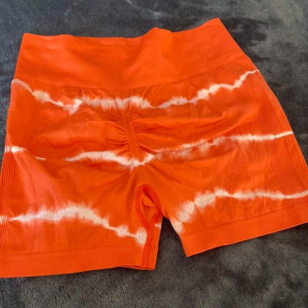 Viral Tie Dye Butt Lifting Shorts