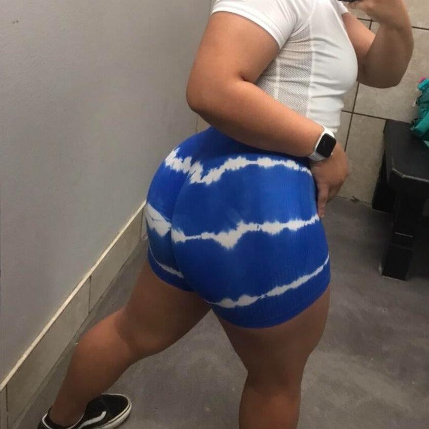 Viral Tie Dye Butt Lifting Shorts