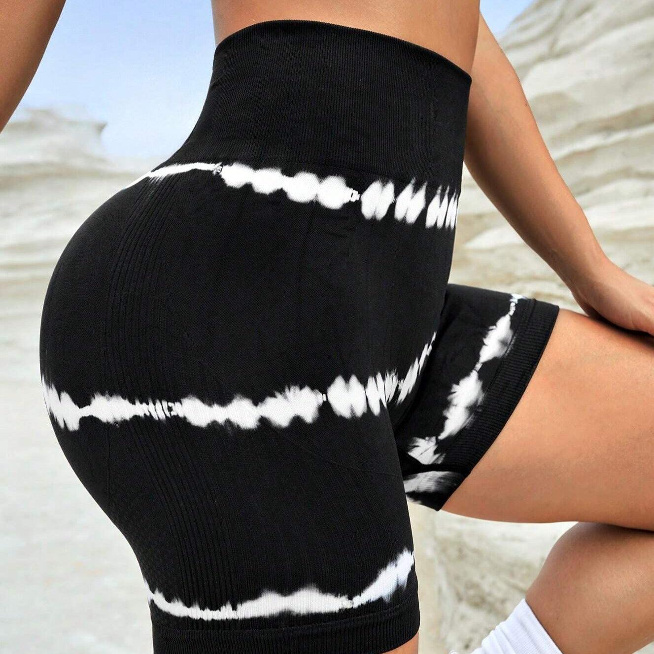 Viral Tie Dye Butt Lifting Shorts