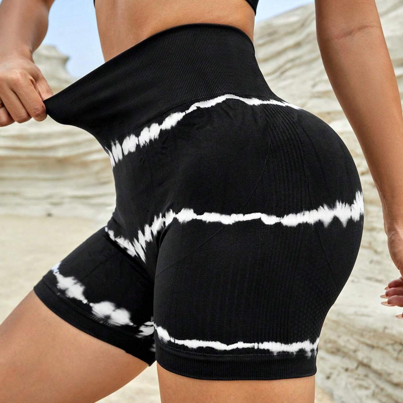 Viral Tie Dye Butt Lifting Shorts