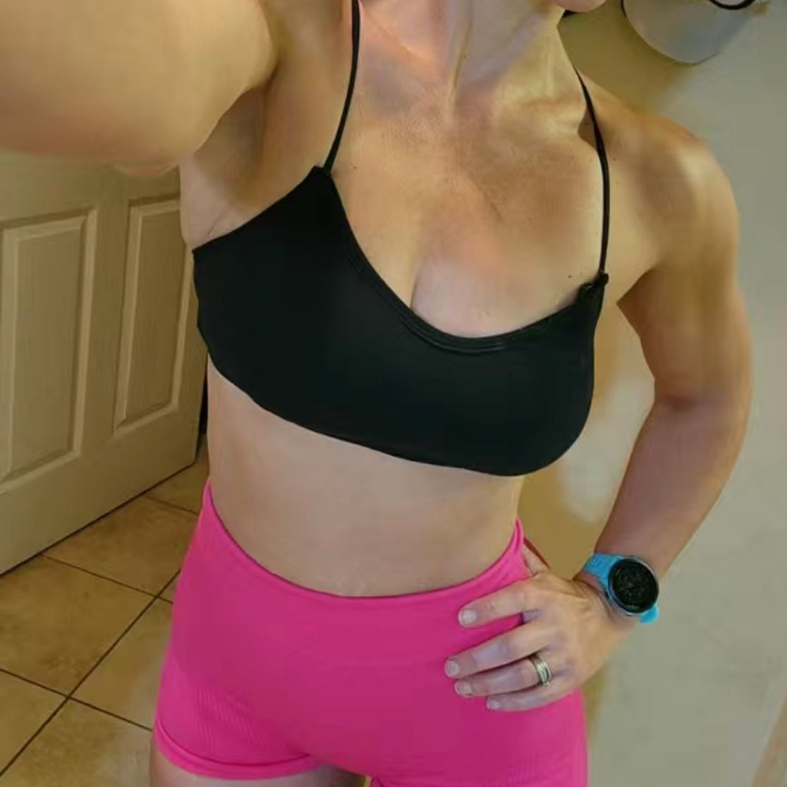 Basic Cute Sports Bra Pack - Set Of 3
