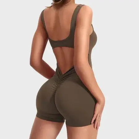 V-Back Romper