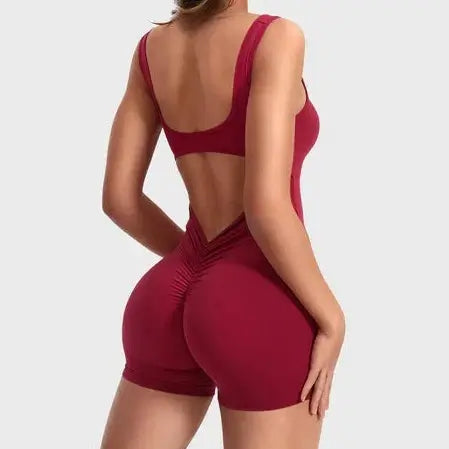 V-Back Romper