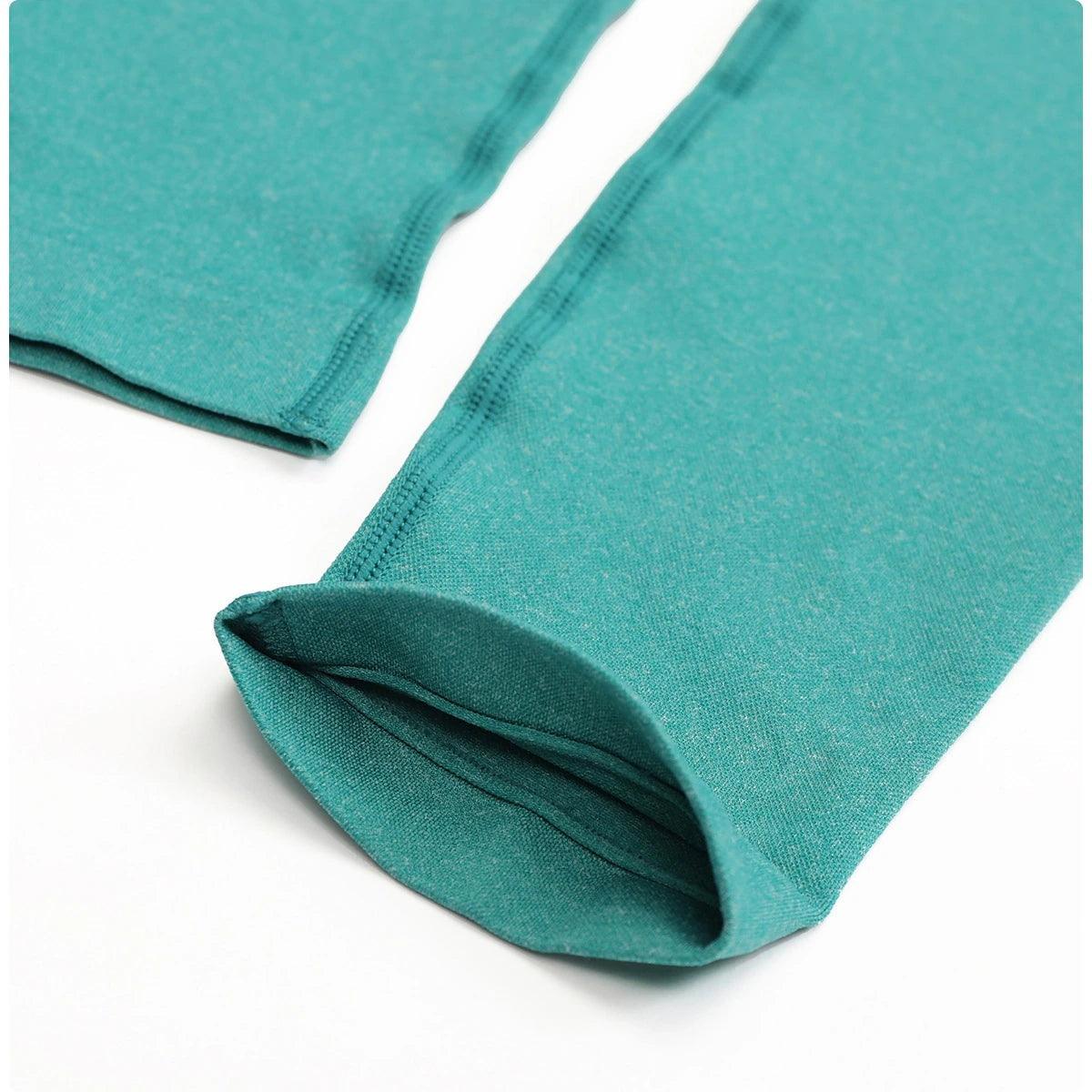 BAD BEHAVIOR SCRUNCH LEGGINGS - Marled Green