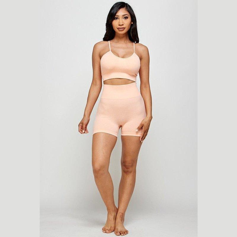 BODIED SEAMLESS SHORTS SET - Activewear Sale!