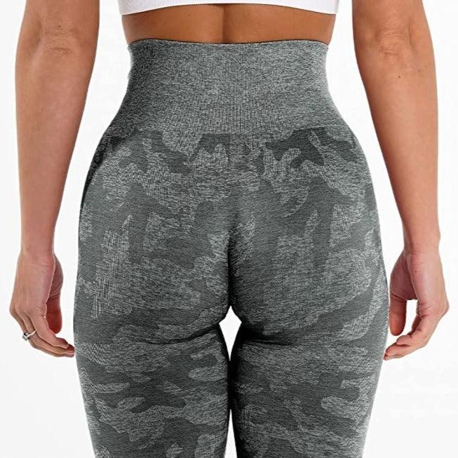 CAMO SEAMLESS LEGGINGS - Charcoal