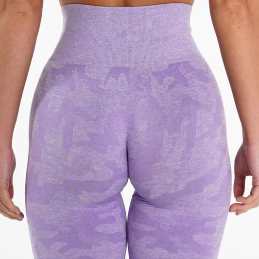 CAMO SEAMLESS LEGGINGS - Lilac