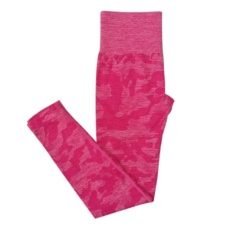 CAMO SEAMLESS LEGGINGS - Magenta
