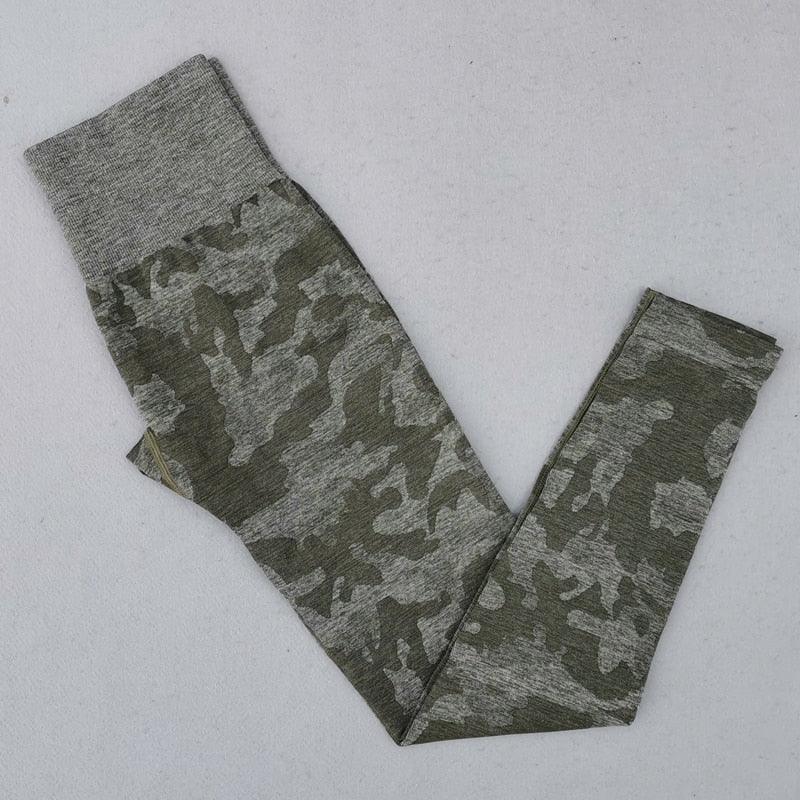 CAMO SEAMLESS LEGGINGS - Olive