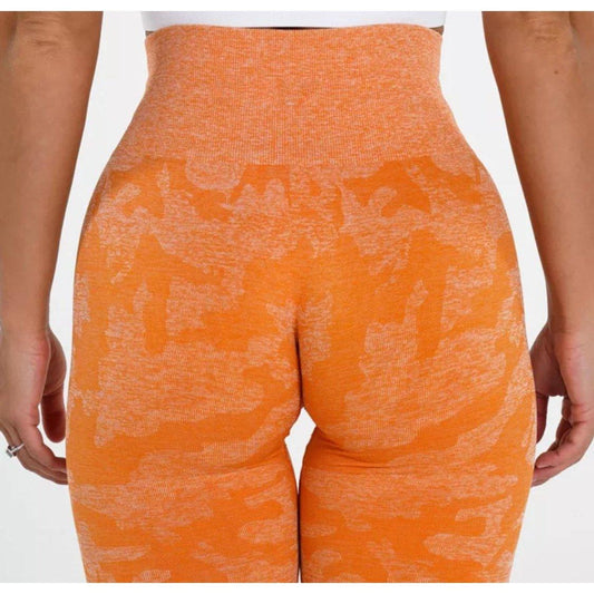 CAMO SEAMLESS LEGGINGS - Peach