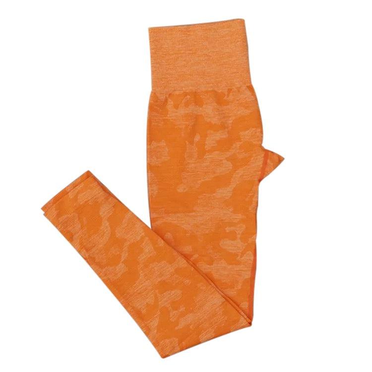 CAMO SEAMLESS LEGGINGS - Peach