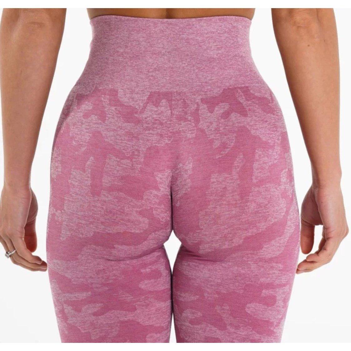 CAMO SEAMLESS LEGGINGS - Pink