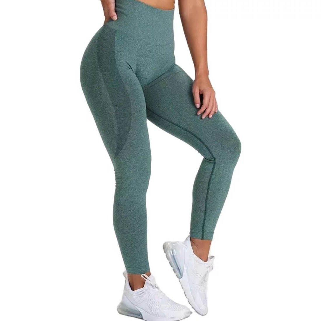 CONTOUR SEAMLESS LEGGINGS - Green