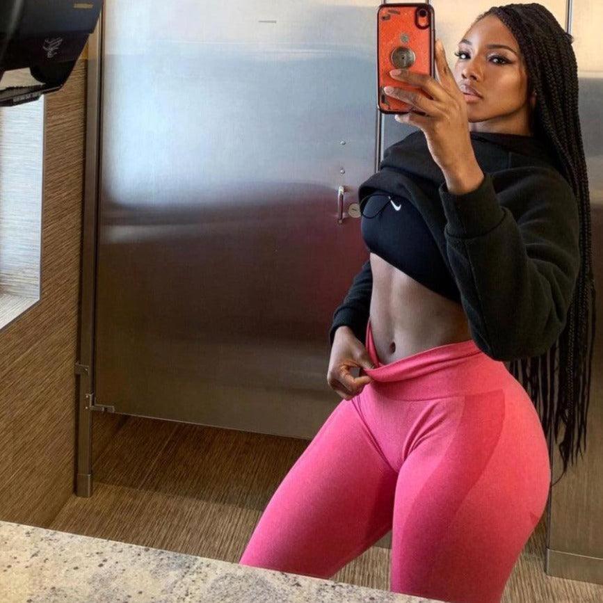CONTOUR SEAMLESS LEGGINGS - Magenta Pink