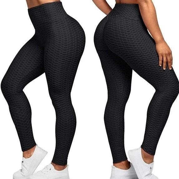 HONEYCOMB LEGGINGS IN BLACK