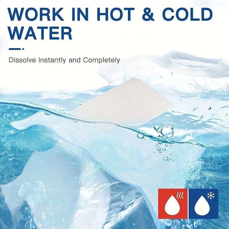 laundry sheets hot cold water