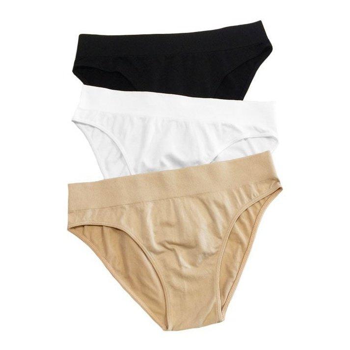 No Show Seamless Bra & Panty Set - Briefs