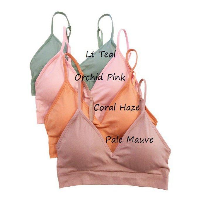 No Show Seamless Bra & Panty Set - Briefs