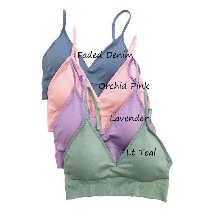 No Show Seamless Bra & Panty Set - Briefs