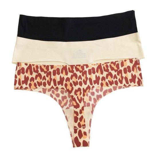 No Show Thong - Leopard 3PK