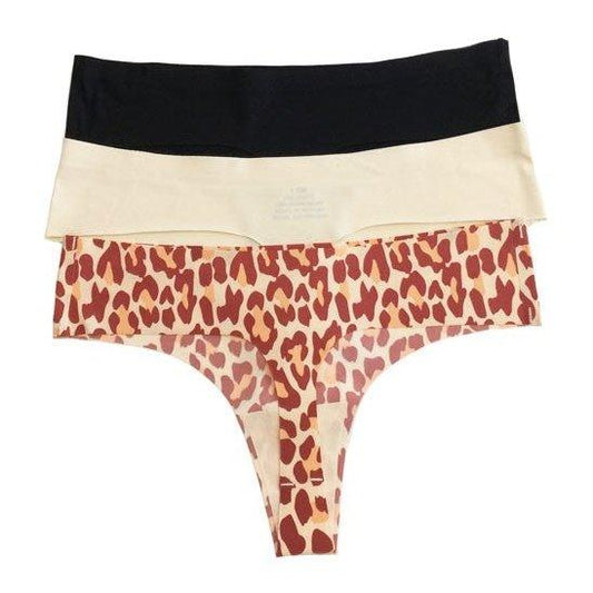 No Show Thong - Leopard 3PK