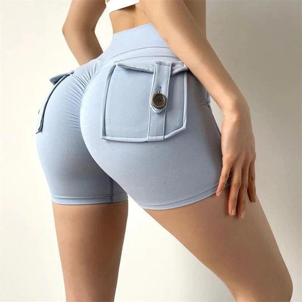 POCKET SCRUNCH BUM SHORTS - 9 Colorways