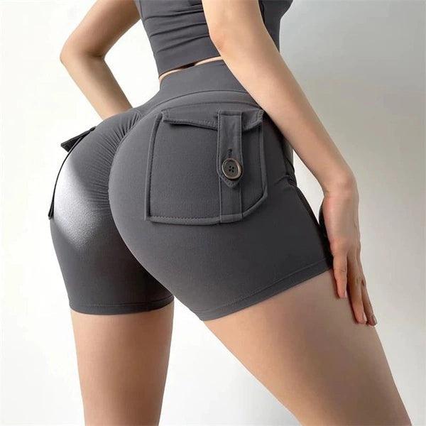 POCKET SCRUNCH BUM SHORTS - 9 Colorways