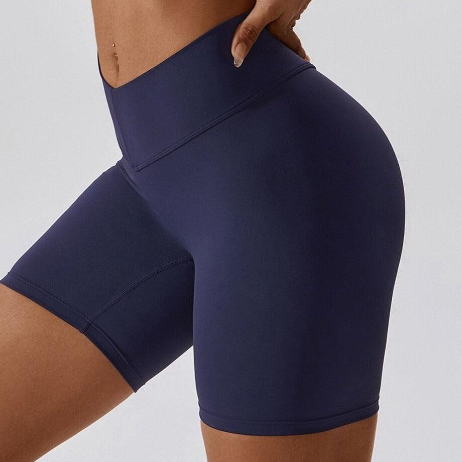 V BACK SHORTS - High Waisted & Butt Scrunch