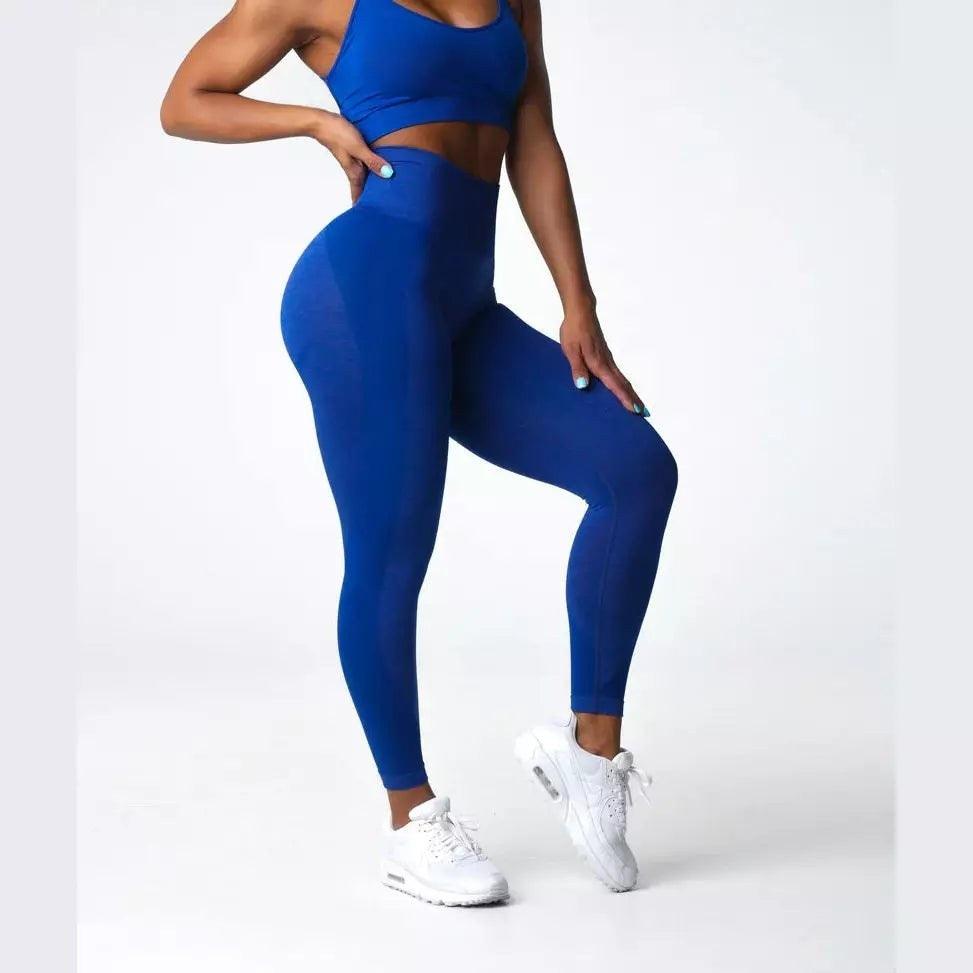 SCRUNCH SEAMLESS LEGGINGS 2.0 - Azure Blue