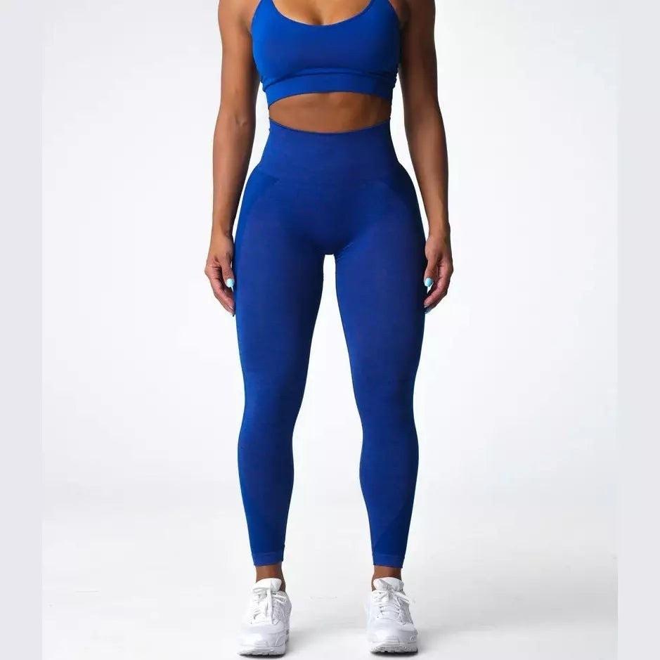 SCRUNCH SEAMLESS LEGGINGS 2.0 - Azure Blue